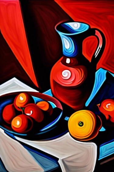 Arte digitale intitolato "Picasso path still…" da Georgii Stepanov, Opera d'arte originale, Pittura digitale