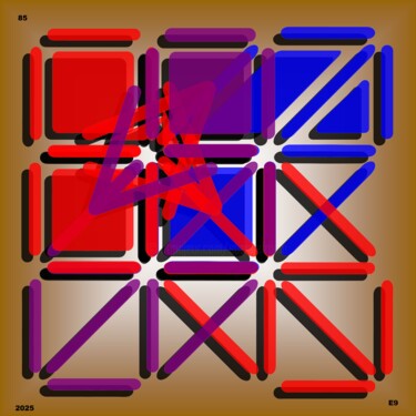 数字艺术 标题为“85 ASTATE” 由Etienne Frouin (E9 Inertion), 原创艺术品, 数字拼贴