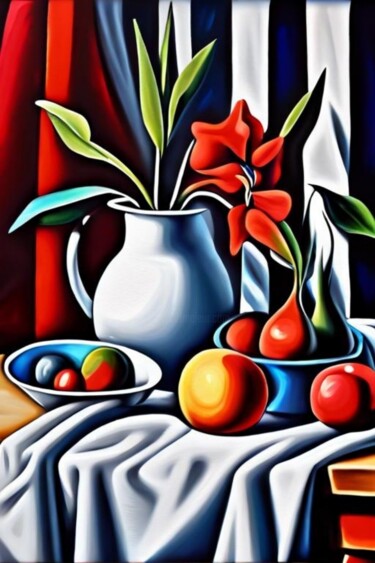 Arte digitale intitolato "Picasso path still…" da Georgii Stepanov, Opera d'arte originale, Immagine generata dall'IA