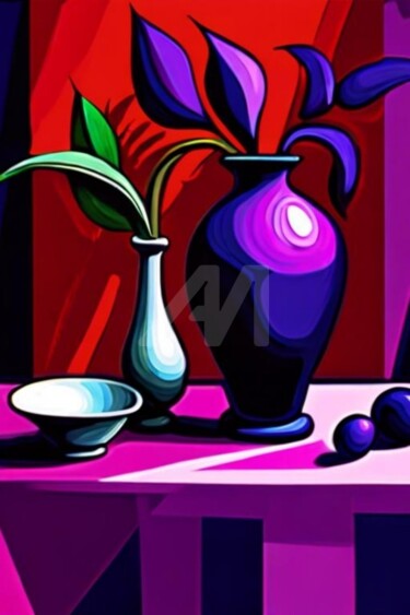 数字艺术 标题为“Picasso path still…” 由Georgii Stepanov, 原创艺术品, AI生成的图像