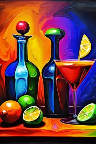 Digital Arts titled "Picasso path still…" by Georgii Stepanov, Original Artwork, Digital Painting