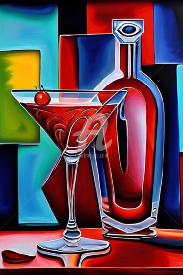 Painting titled "Picasso path still…" by Georgii Stepanov, Original Artwork, Oil