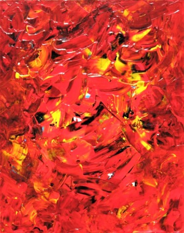 绘画 标题为“# 167” 由Gil Lepage, 原创艺术品, 丙烯 安装在木质担架架上