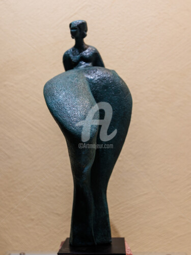 Sculpture intitulée "Réfléxion" par Brigitte Valette, Œuvre d'art originale, Terre cuite