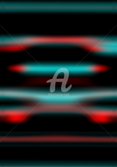 Digital Arts titled "game_start" by Elīna Lazdiņa, Original Artwork, 2D Digital Work Mounted on Aluminium