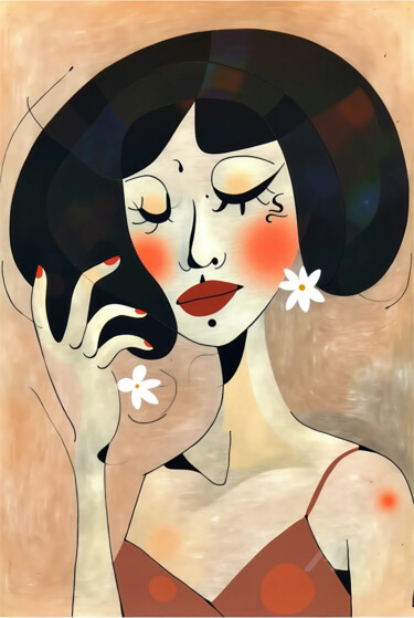 数字艺术 标题为“03-Joan Miró Inspir…” 由Teresa Casas, 原创艺术品, AI生成的图像