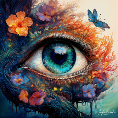 Floral Pulse 数字艺术 标题为“Floral Pulse” 由Infinitwake, 原创艺术品, 数字拼贴 安装在artwork_cat.上