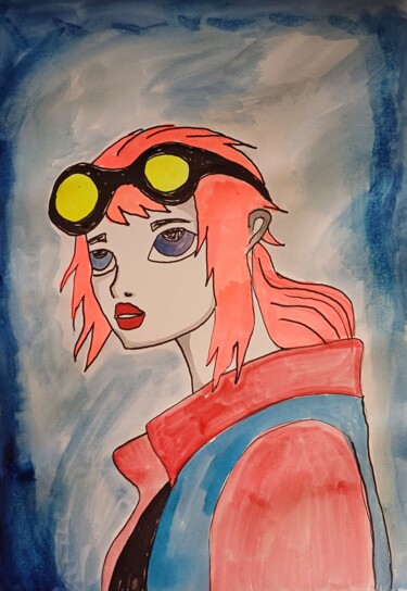 Drawing titled "High fidelity" by Ashton Knighting, Original Artwork, Ink