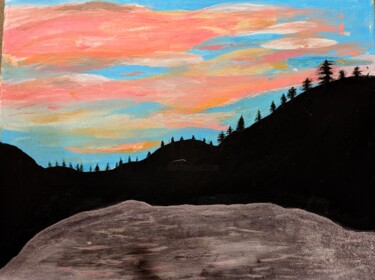 Painting titled "Pigment Impossible" by C.R. Kunferman, Original Artwork, Acrylic Mounted on Wood Stretcher frame
