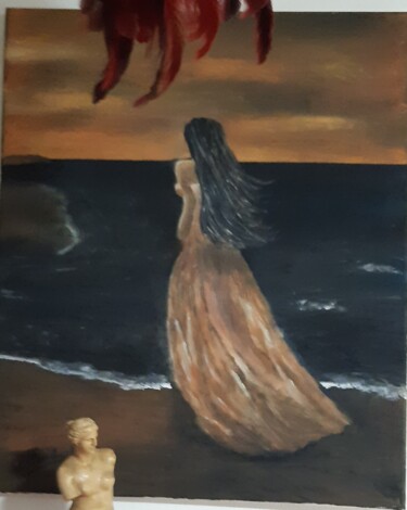제목이 "Atardecer"인 미술작품 Alejandra Budnik로, 원작, 아크릴