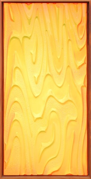 "Amarelo" başlıklı Heykel José Luis Pilotto tarafından, Orijinal sanat, Rezine Ahşap panel üzerine monte edilmiş