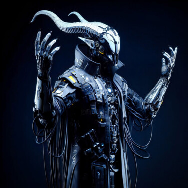 Digital Arts titled "Singulon" by Aleksandr Pogodin, Original Artwork, AI generated image