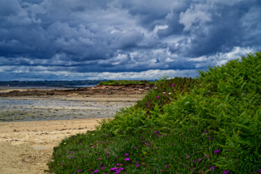 Carantec, entrée de l'île Callot, Rhu Land, mois de mai. Photography titled "Carantec, entrée de…" by Thierry Martin, Original Artwork, Digital Photography