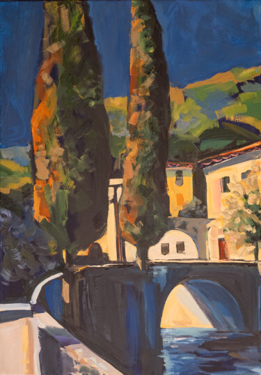 Tuscan Arches 제목이 "Tuscan Arches"인 미술작품 Alyona Zavidina로, 원작, 아크릴