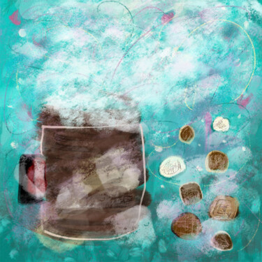 After The Kids Go To Bed – Hand Embellished Limited Edition Digital Arts με τίτλο "After The Kids Go T…" από Tamiko Pettee, Αυθεντικά έργα τέχνης, Ψηφιακή ζωγραφική