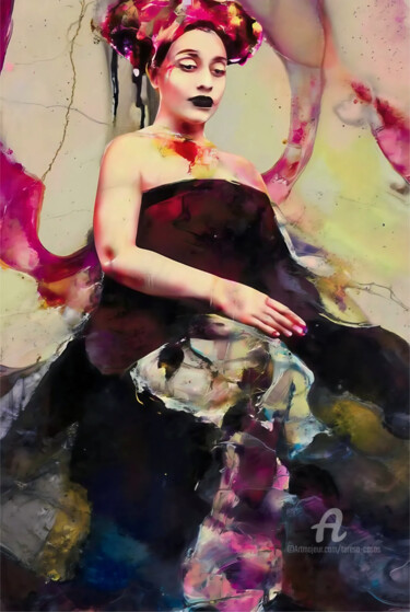 "07- Lita Cabellut I…" başlıklı Dijital Sanat Teresa Casas tarafından, Orijinal sanat, AI tarafından oluşturulan görüntü