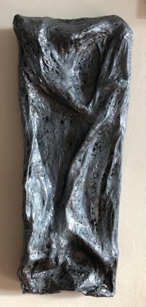 Pittura intitolato "Wet graphite" da Machnolga, Opera d'arte originale, Argilla Montato su Telaio per barella in legno
