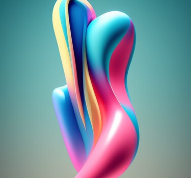 数字艺术 标题为“Sculpture” 由Barbara Kizer, 原创艺术品, 2D数字工作
