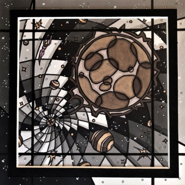 Drawing titled "(259) - union cosmi…" by Vincent Gibert, Original Artwork, Marker