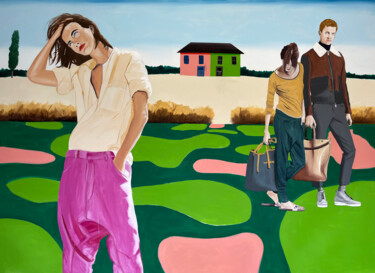 Outward bound Painting titled "Outward bound" by Janos Kujbus, Original Artwork, Oil