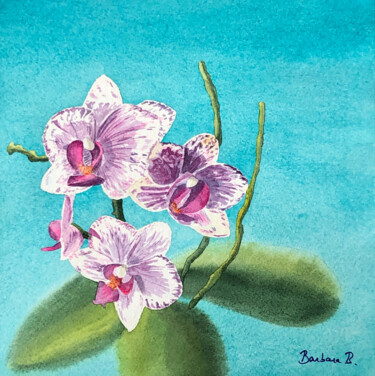 "Elegance Florale" başlıklı Tablo Barbara B. tarafından, Orijinal sanat, Suluboya