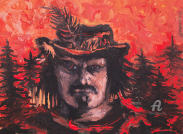 Molfar Peinture intitulée "Molfar" par Iryna Lupashchenko, Œuvre d'art originale, Gouache