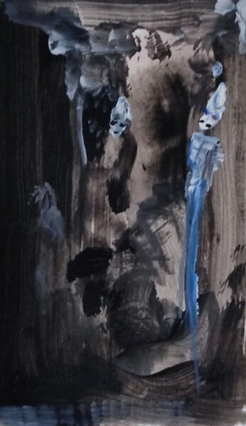 "Happy circus of dea…" başlıklı Tablo Milto Sideris tarafından, Orijinal sanat, Akrilik