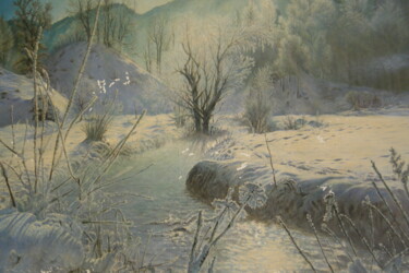 Painting titled "Winter of Feelings,…" by Eryk Maler, Original Artwork, Oil