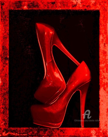 Photographie intitulée "Red" par Charles Talkoff, Œuvre d'art originale, Photographie numérique
