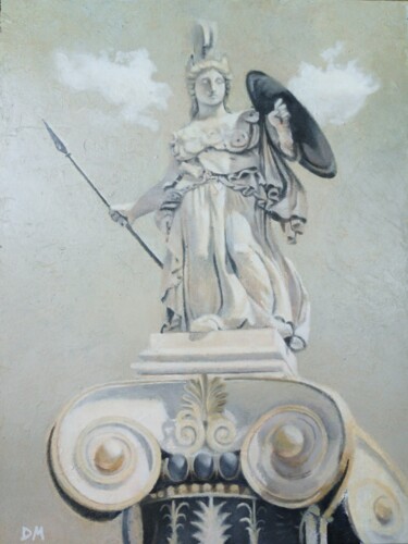"Athena" başlıklı Tablo Déryck Maindron tarafından, Orijinal sanat, Akrilik