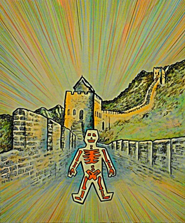 Death as Dasein's Non-relational Possibility (BT263/264) 「Death as Dasein's N…」というタイトルの絵画 Noël Van Hoofによって, オリジナルのアートワーク, 水彩画