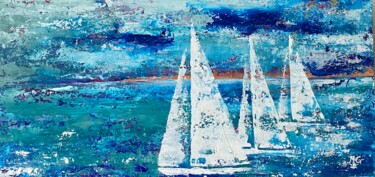 绘画 标题为“Ocean 35 Acrylique…” 由Mg, 原创艺术品, 丙烯