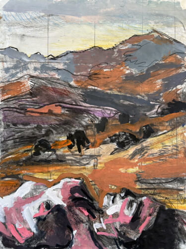 "Pink Dream" başlıklı Tablo Darren Jekel tarafından, Orijinal sanat, Guaş boya