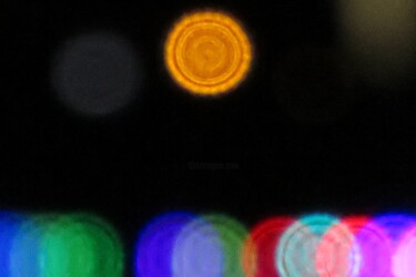 Fotografie getiteld "Lightspheres" door Petr Stovbur, Origineel Kunstwerk, Niet gemanipuleerde fotografie