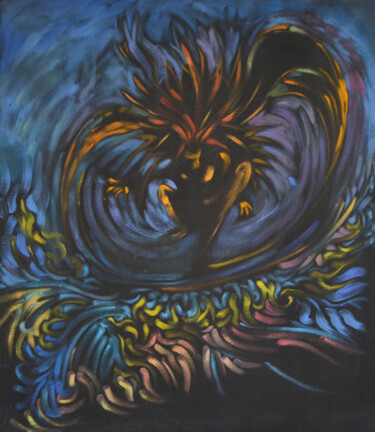 Storm of emotions 绘画 标题为“Storm of emotions” 由Shaliko Saghatelyan, 原创艺术品, 油 安装在木质担架架上