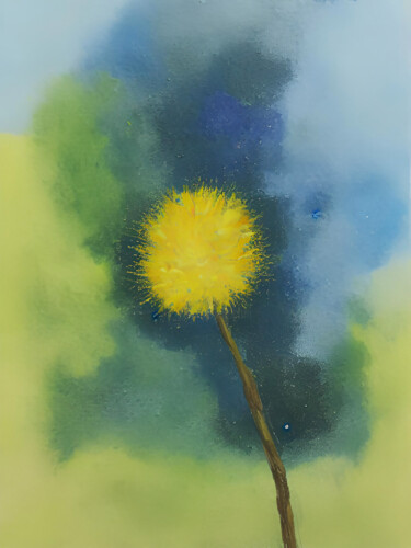 Dandelion Summer Bloom Under Sun Arte digitale intitolato "Dandelion Summer Bl…" da Meahau, Opera d'arte originale, Immagine generata dall'IA