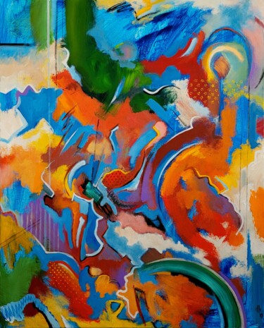 Peinture intitulée "Eclat" par Pascal Buffard, Œuvre d'art originale, Acrylique Monté sur Châssis en bois
