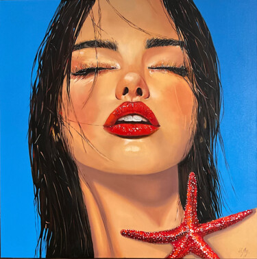 Kiss of the sea "Kiss of the sea" başlıklı Tablo Natalia Lugovska tarafından, Orijinal sanat, Petrol