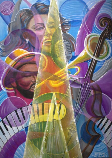 Hot Latin Music Painting by Leon Zernitsky | Saatchi Art