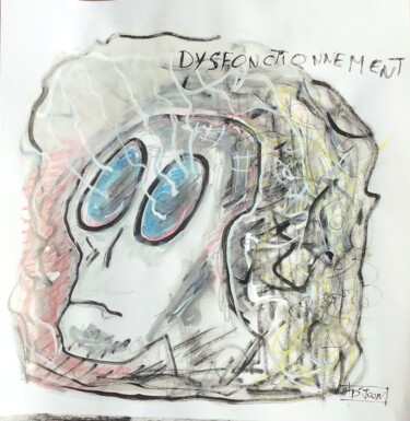 Dessin intitulée "Dysfonctionnement" par D’Joon, Œuvre d'art originale, Crayon