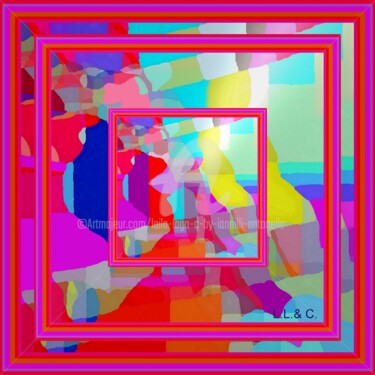 제목이 "FOULARD DA COLLEZIO…"인 섬유 예술 Laila Lago & C. By Iannilli Antonella로, 원작, 섬유 섬유