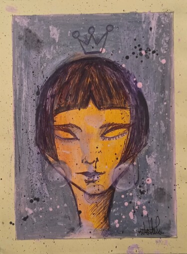 "womantrack" başlıklı Resim Neto Othen tarafından, Orijinal sanat, Akrilik