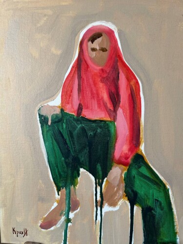 제목이 "youth"인 미술작품 Anastasiya Krokhmal ( Art Kroha)로, 원작, 기름 판지에 장착됨