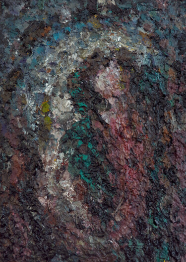 Peinture intitulée "oubli" par Christophe Dupin, Œuvre d'art originale, Acrylique