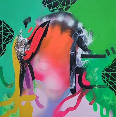 Painting titled "Girl from Kanto" by Ilgvars Zalans, Original Artwork, Acrylic Mounted on Wood Stretcher frame
