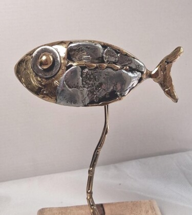"Poisson de RAPA - 46" başlıklı Heykel Gilbert Liblin tarafından, Orijinal sanat, Metaller