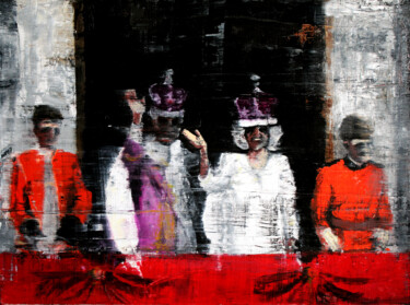 Schilderij getiteld "Untitled#3" door Danila Darenskikh, Origineel Kunstwerk, Olie Gemonteerd op Frame voor houten brancard