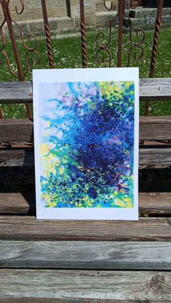 Aromatic Lavender Symphony – Limited Edition Abstract Print Printmaking titled "Aromatic Lavender S…" by Diana Dimova - Traxi, Original Artwork, Digital Print