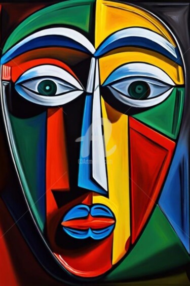 Pittura intitolato "Karabanda 4 (Picass…" da Georgii Stepanov, Opera d'arte originale, Olio
