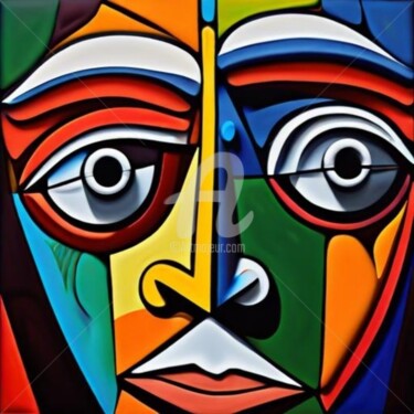 Pittura intitolato "Karabanda 6 ( Picas…" da Georgii Stepanov, Opera d'arte originale, Gesso